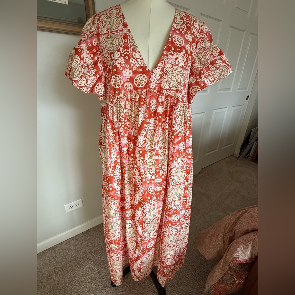MAEVE Flutter Sleeve Dress